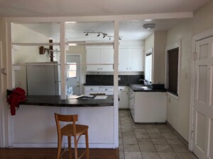 (9) LIVING ROOM TO KITCHEN BEFORE